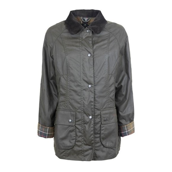 Barbour Classic Beadnell Wax Jacket - Olive Green - NWT - Picture 1 of 2
